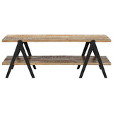 Vidaxl salontafel 115x60x40 cm massief gerecycled hout