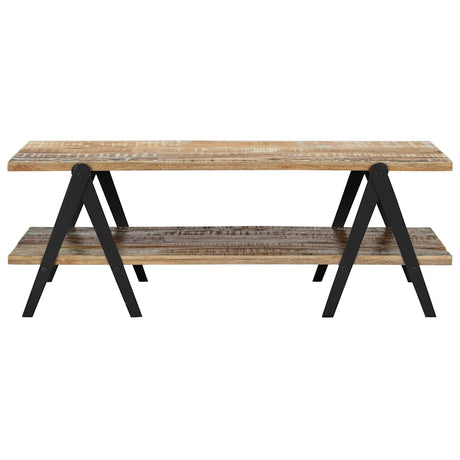 Vidaxl salontafel 115x60x40 cm massief gerecycled hout