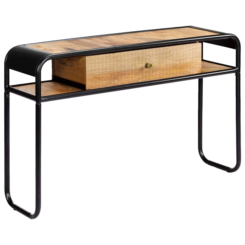 Vidaxl wandtafel 118x30x75 cm massief mangohout