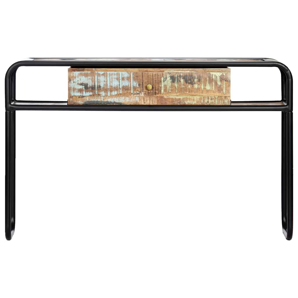 Vidaxl wandtafel 118x30x75 cm massief gerecycled hout