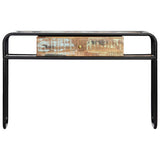 Vidaxl wandtafel 118x30x75 cm massief gerecycled hout
