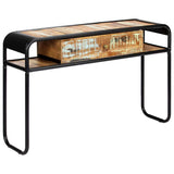 Vidaxl wandtafel 118x30x75 cm massief gerecycled hout