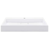Vidaxl wastafel 80x46x11 cm mineraal gegoten marmer gegoten wit