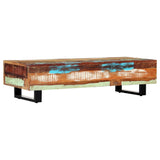 Vidaxl salontafel 120x50x30 cm massief gerecycled hout en staal