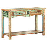 Vidaxl wandtafel 120x40x75 cm massief gerecycled hout