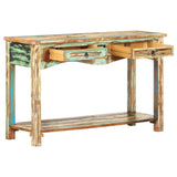 Vidaxl wandtafel 120x40x75 cm massief gerecycled hout