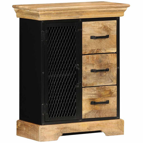 Vidaxl dressoir 60x30x75 cm massief mangohout