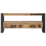 Vidaxl tv-meubel 100x30x45 cm massief mangohout