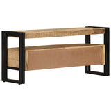 Vidaxl tv-meubel 100x30x45 cm massief mangohout