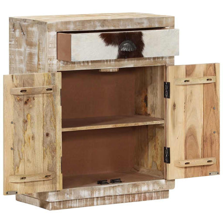 Vidaxl dressoir 60x30x75 cm massief mangohout