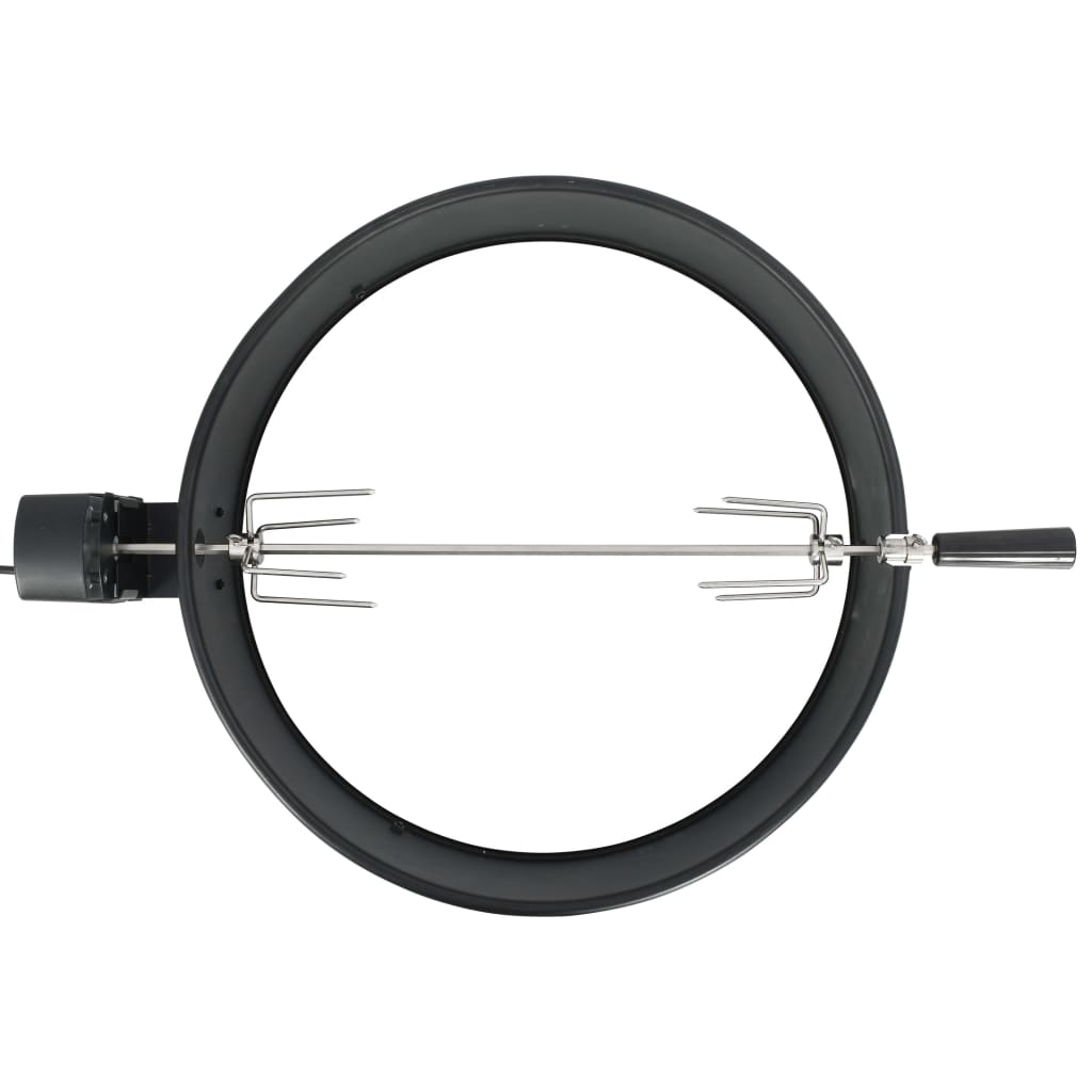 Vidaxl BBQ Rotisserie Ring 57 cm svart