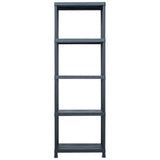 Vidaxl Späichere Racks 5 PC 125 kg 60x30x18 cm Plastik