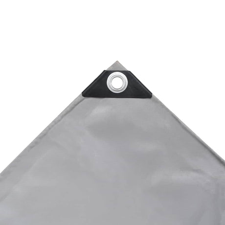 Vidaxl dekzeil 650 g m² 1,5x20 m grijs