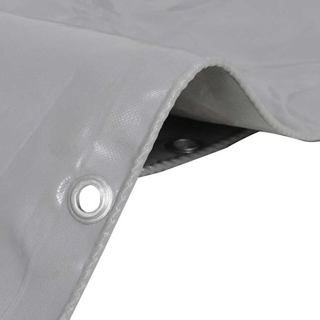 Vidaxl dekzeil 650 g m² 2,5x3,5 m grijs