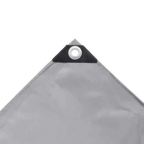 Vidaxl dekzeil 650 g m² 3,5x5 m grijs