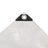 Vidaxl dekzeil 650 g m² 5x6 m wit