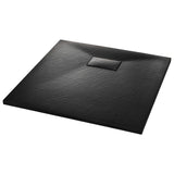 Vidaxl shower tray 80x80 cm SMC Black