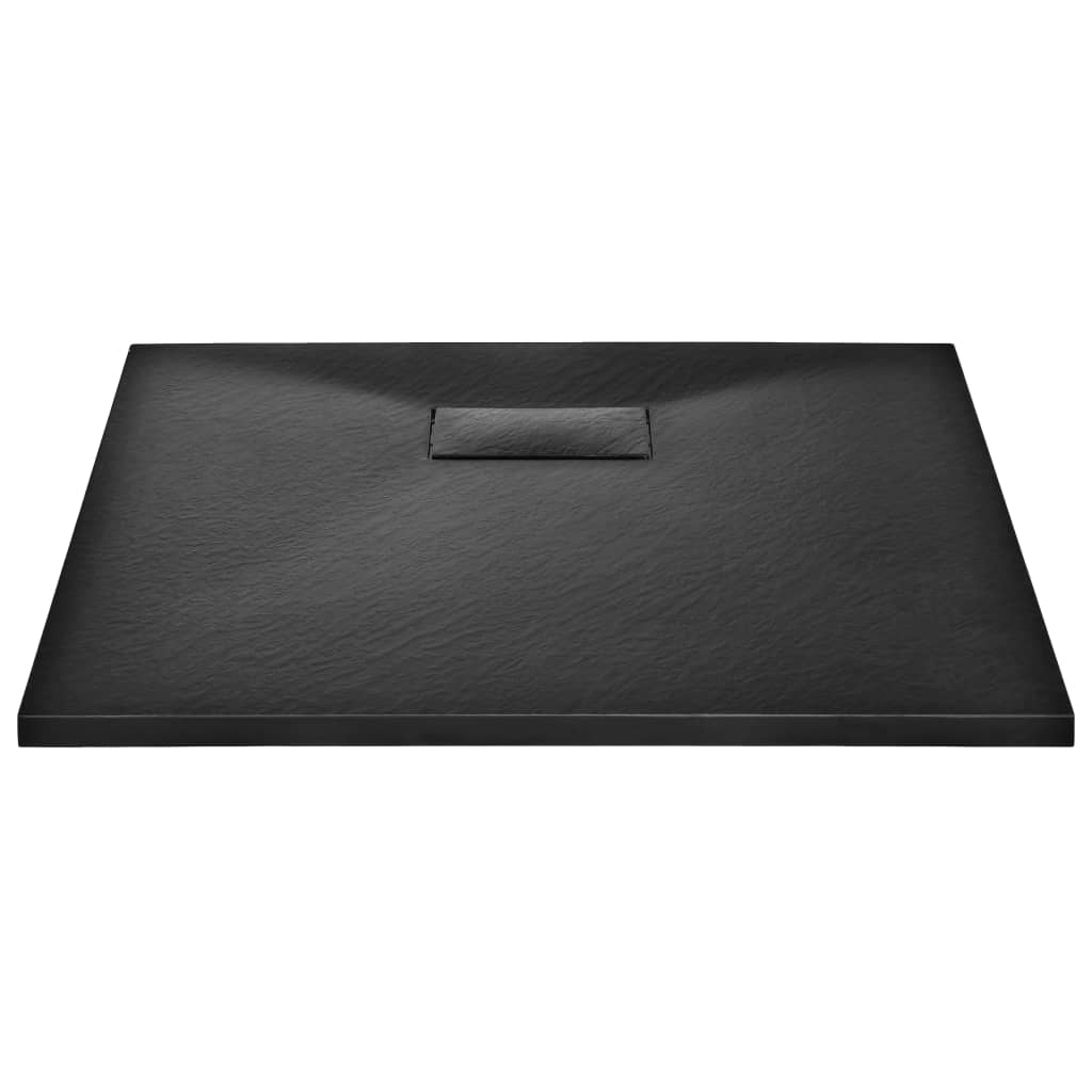 Vidaxl shower tray 80x80 cm SMC Black