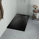 Vidaxl shower tray 80x80 cm SMC Black