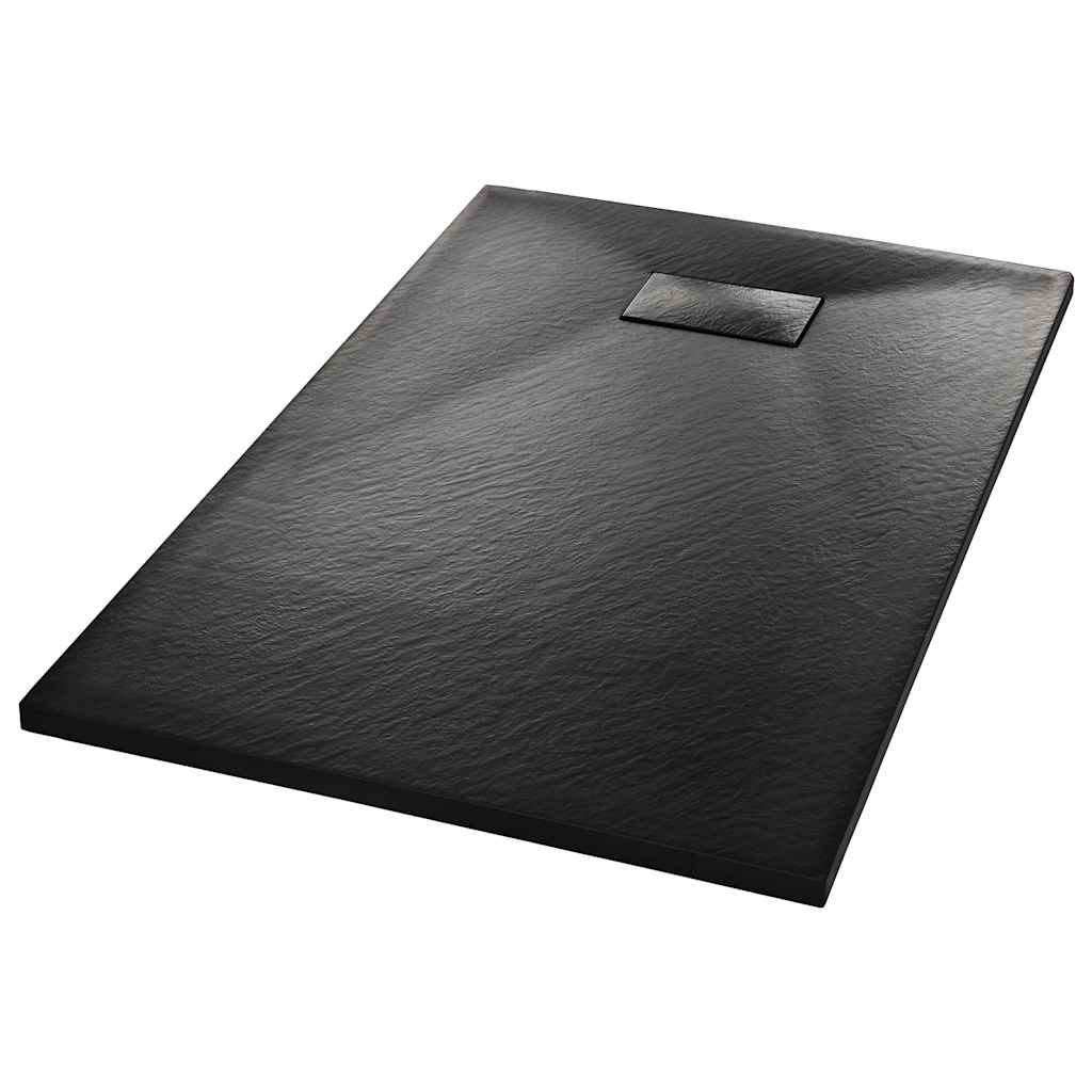 Vidaxl douchebak 100x80 cm smc zwart