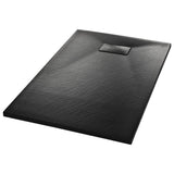 Vidaxl Doccia vassoio 100x80 cm SMC nero