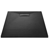 Vidaxl Doccia vassoio 100x80 cm SMC nero