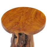 Vidaxl salontafel 40x40 cm massief teakhout