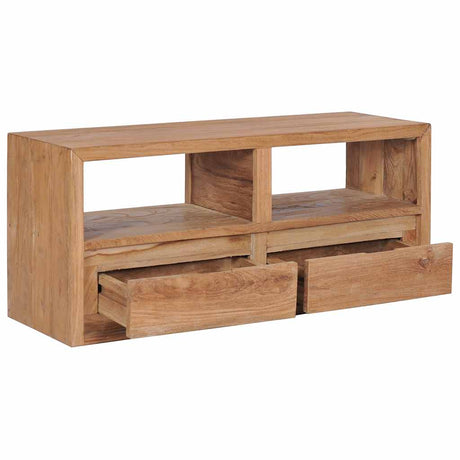Vidaxl tv-meubel 90x30x40 cm massief teakhout