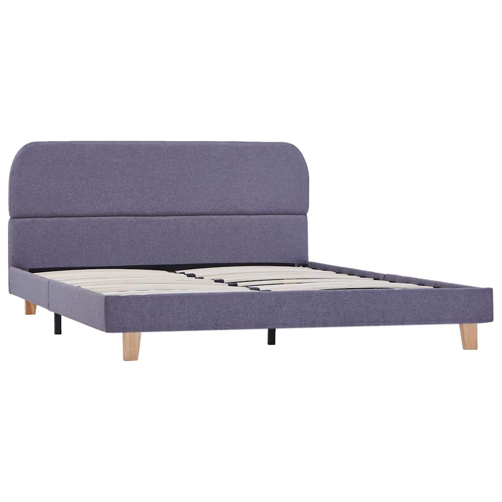 Vidaxl bedframe stof lichtgrijs 140x200 cm