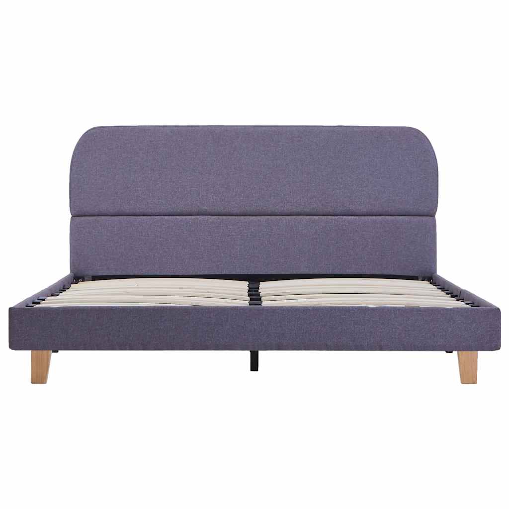 Vidaxl bedframe stof lichtgrijs 140x200 cm