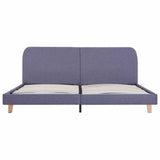 Vidaxl bedframe stof lichtgrijs 180x200 cm