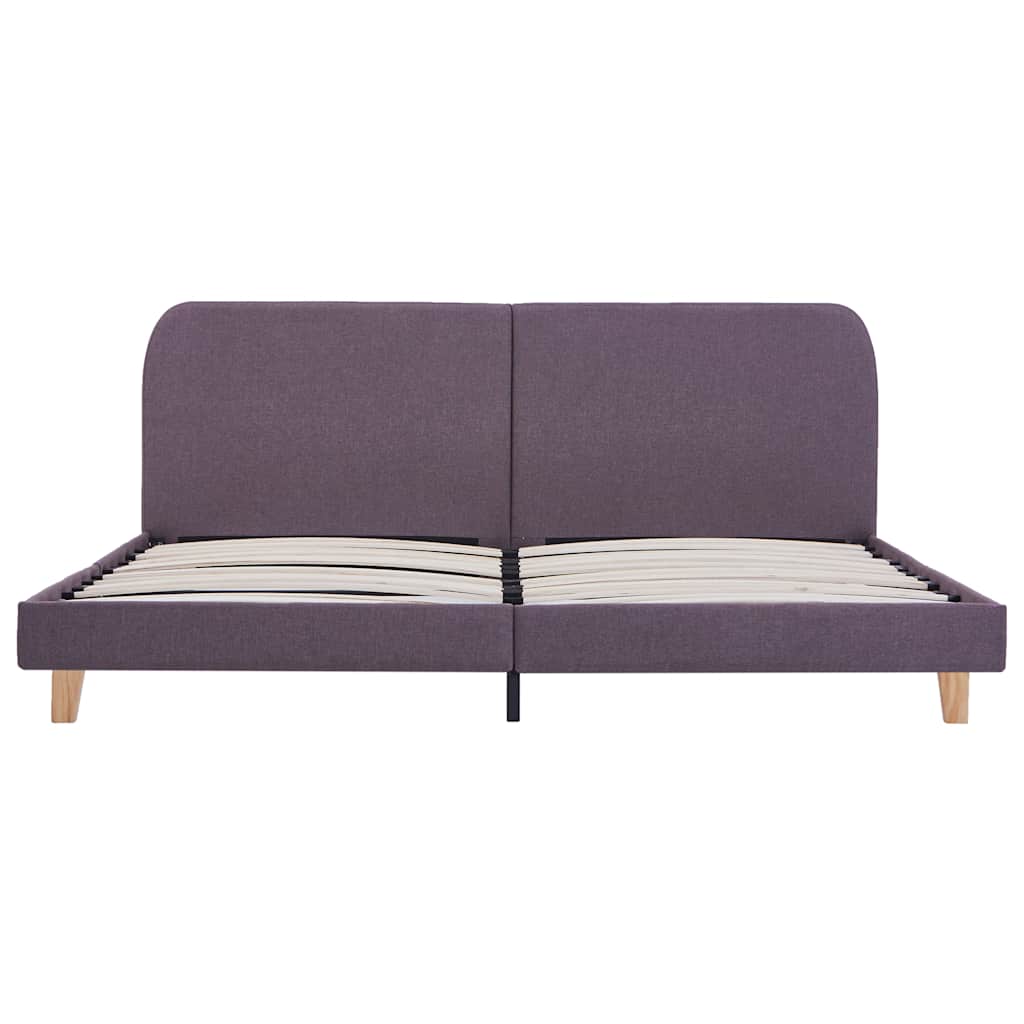 Vidaxl bedframe stof taupe 180x200 cm