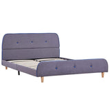 Vidaxl bedframe stof lichtgrijs 140x200 cm