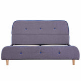 Vidaxl bedframe stof lichtgrijs 140x200 cm