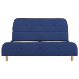 Vidaxl bedframe stof blauw 140x200 cm