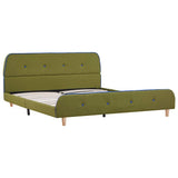 Vidaxl bedframe stof groen 140x200 cm
