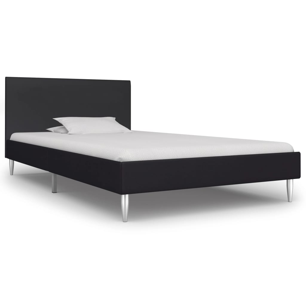Vidaxl bedframe stof zwart 90x200 cm