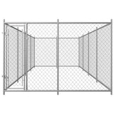 Vidaxl Hond Kennel fir ausserhalb 7.6x3.8x1.9 m