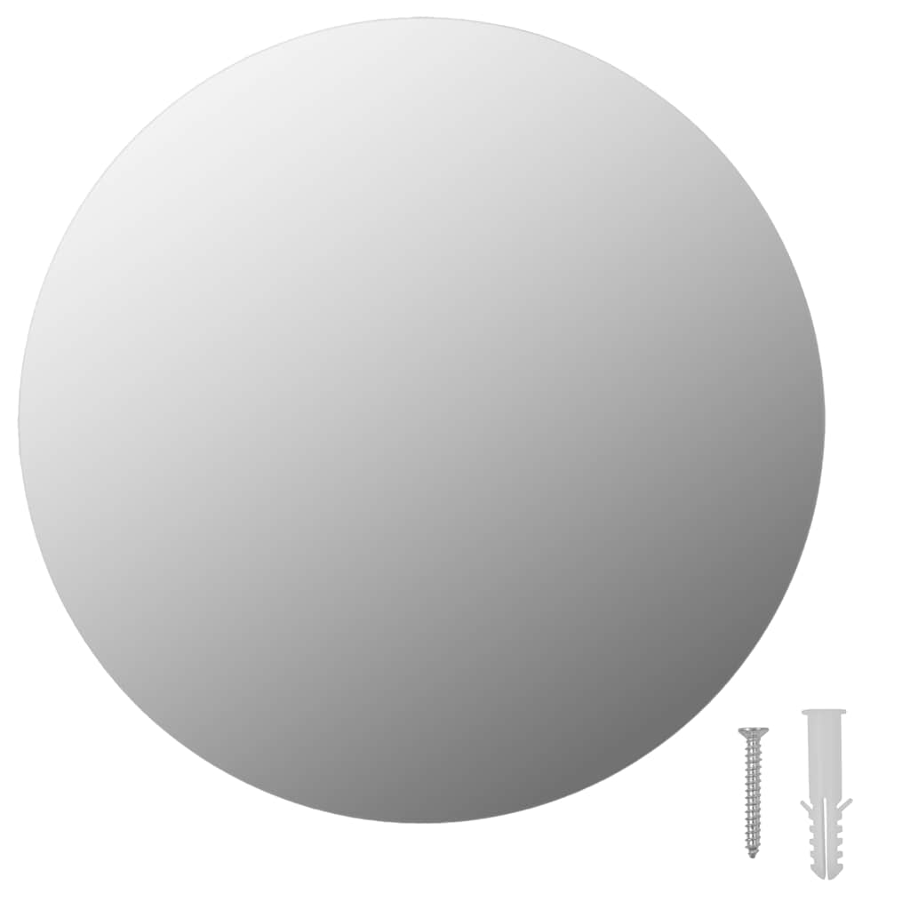 Vidaxl Mirror Round Frameless 30 cm glas