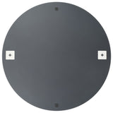 Vidaxl Mirror Round Frameless 80 cm glas