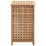 Vidaxl wasmand 39x39x65 cm massief walnotenhout