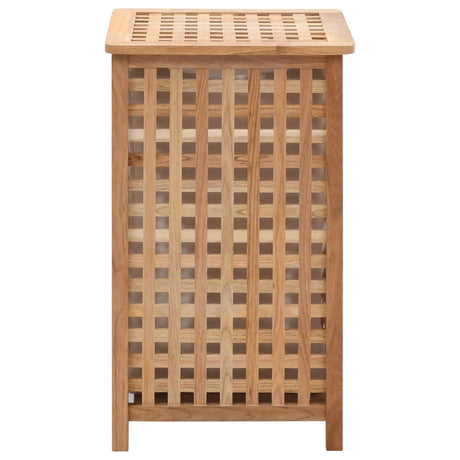 Vidaxl wasmand 39x39x65 cm massief walnotenhout