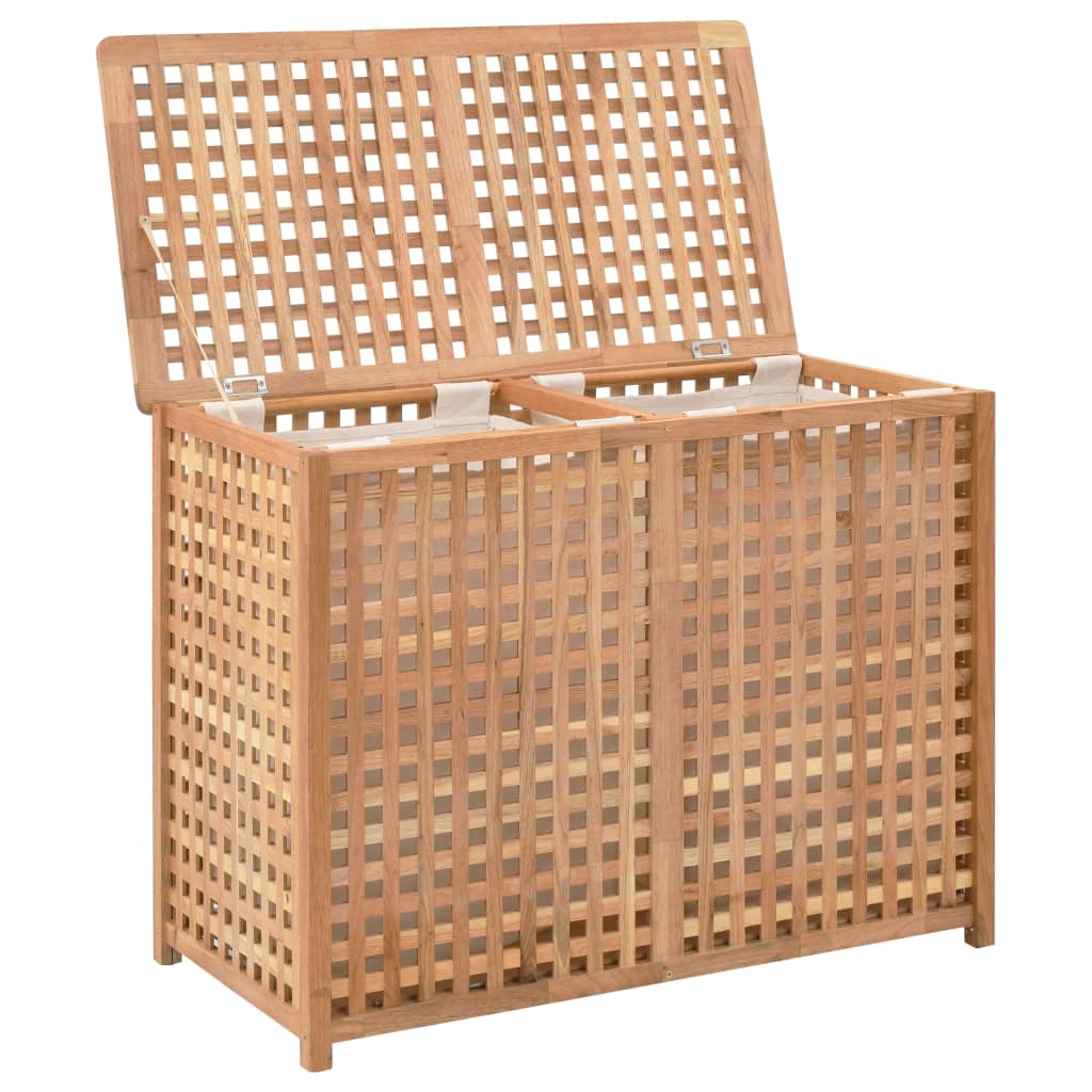 Vidaxl Basket 87.5x46x67 Walnut Wood