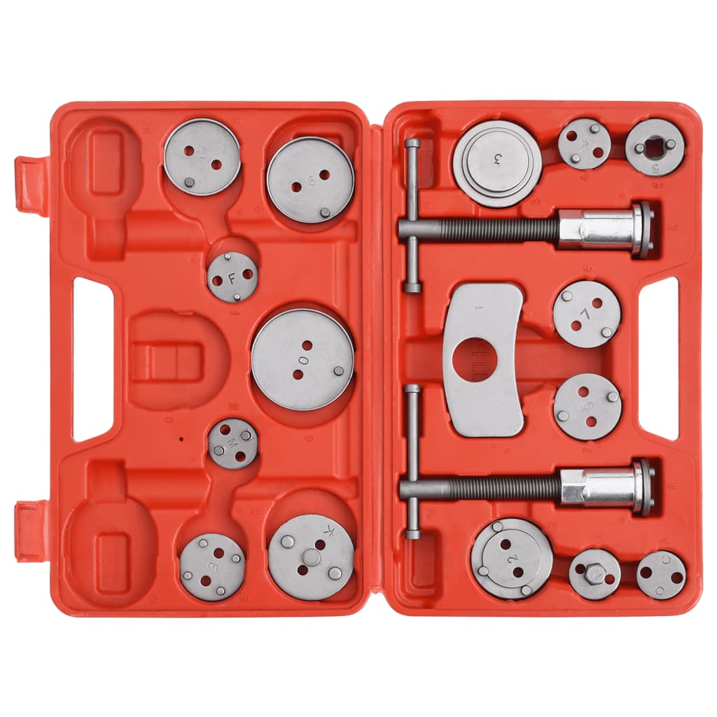 VIDAXL 18-teiliger Bremskolbenkolben-Toolsatz