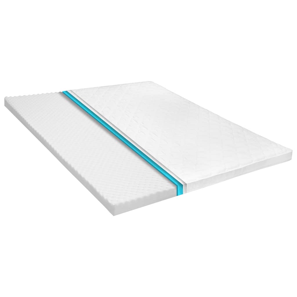 Materasso Top Vidaxl EI Profilo 6 cm in schiuma fredda 140x200 cm