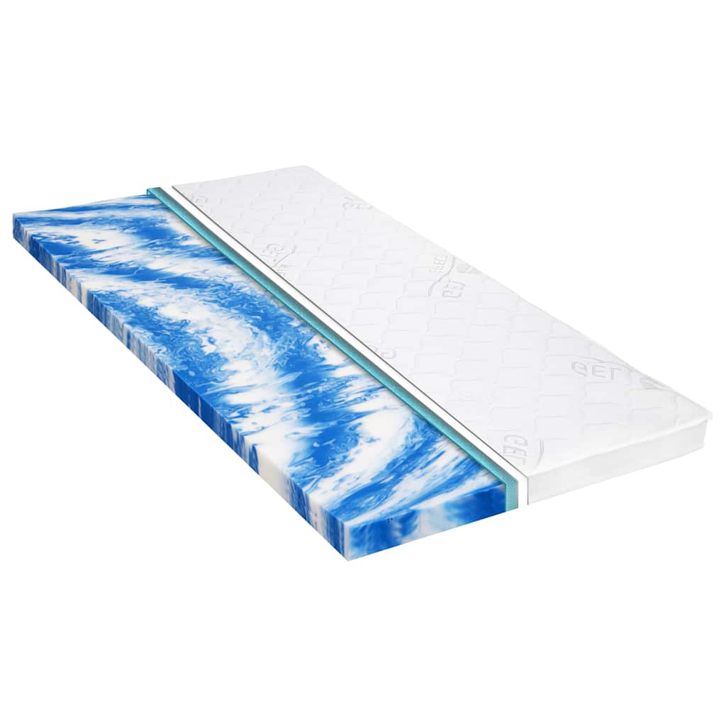 Vidaxl topmatras 7 cm gelschuim 180x200 cm