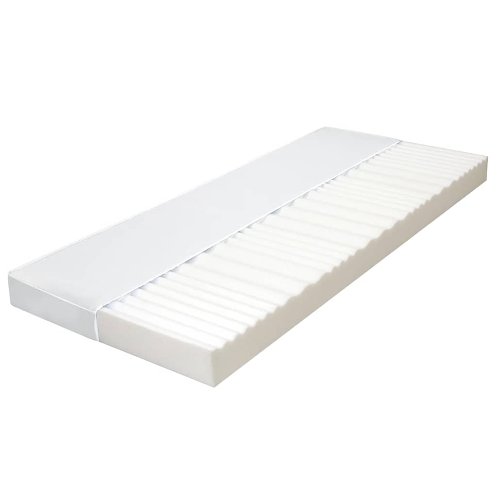 Vidaxl matras 7 zone 10 cm pu-schuim h2 h3 140x200 cm