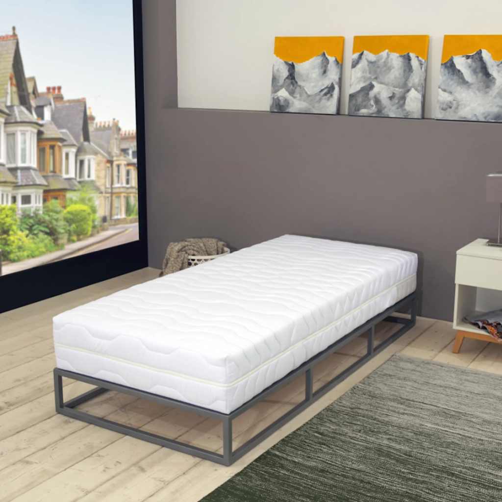 Vidaxl matras 7 zone 20 cm pocketvering h2 90x200 cm
