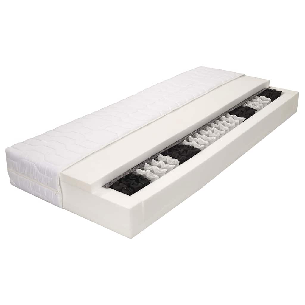 Vidaxl matras 7 zone 20 cm pocketvering h2 140x200 cm