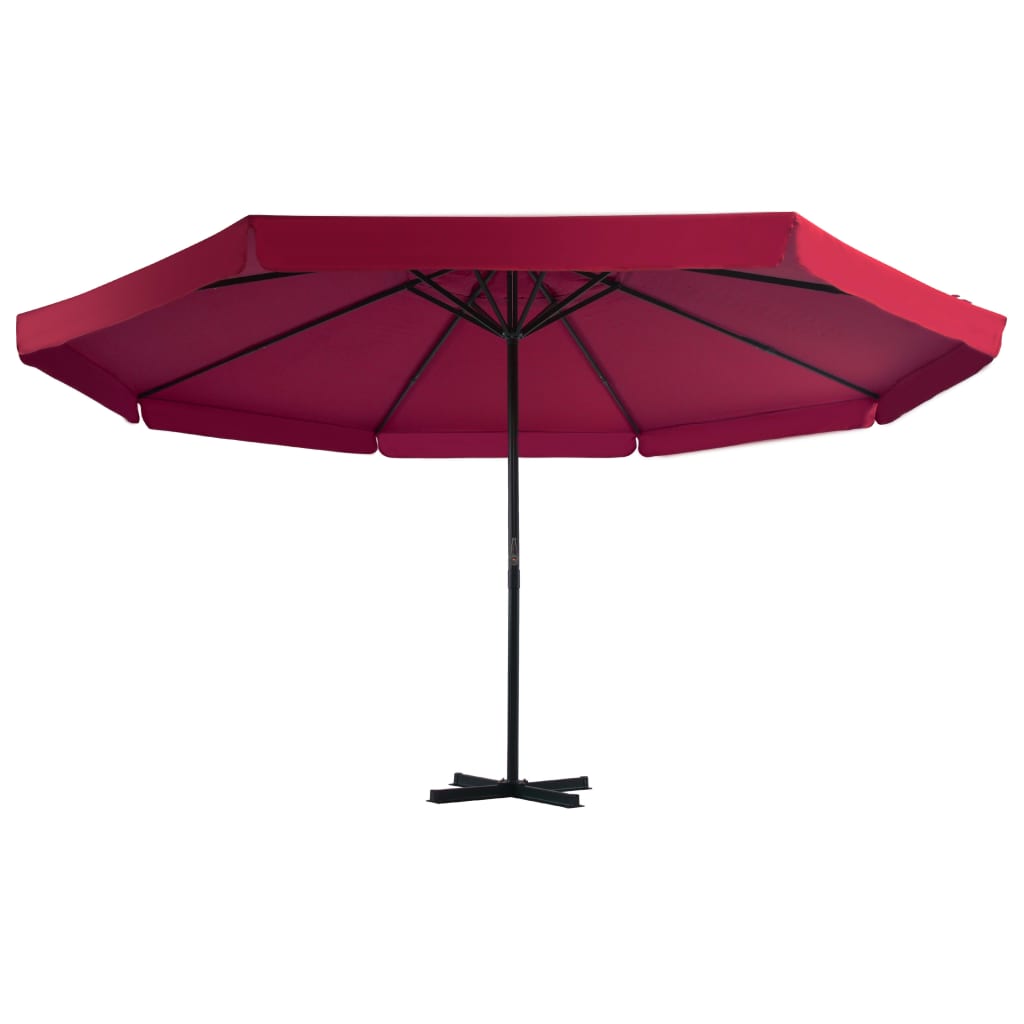 Vidaxl Parasol mit tragbarer Basisrot